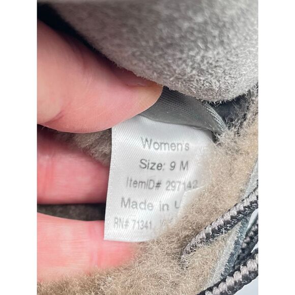 L.L. Bean Womens Signature Wicked Good Bean Boots 10" Grey Suede Size 9 Worn 1x - Picture 7 of 13